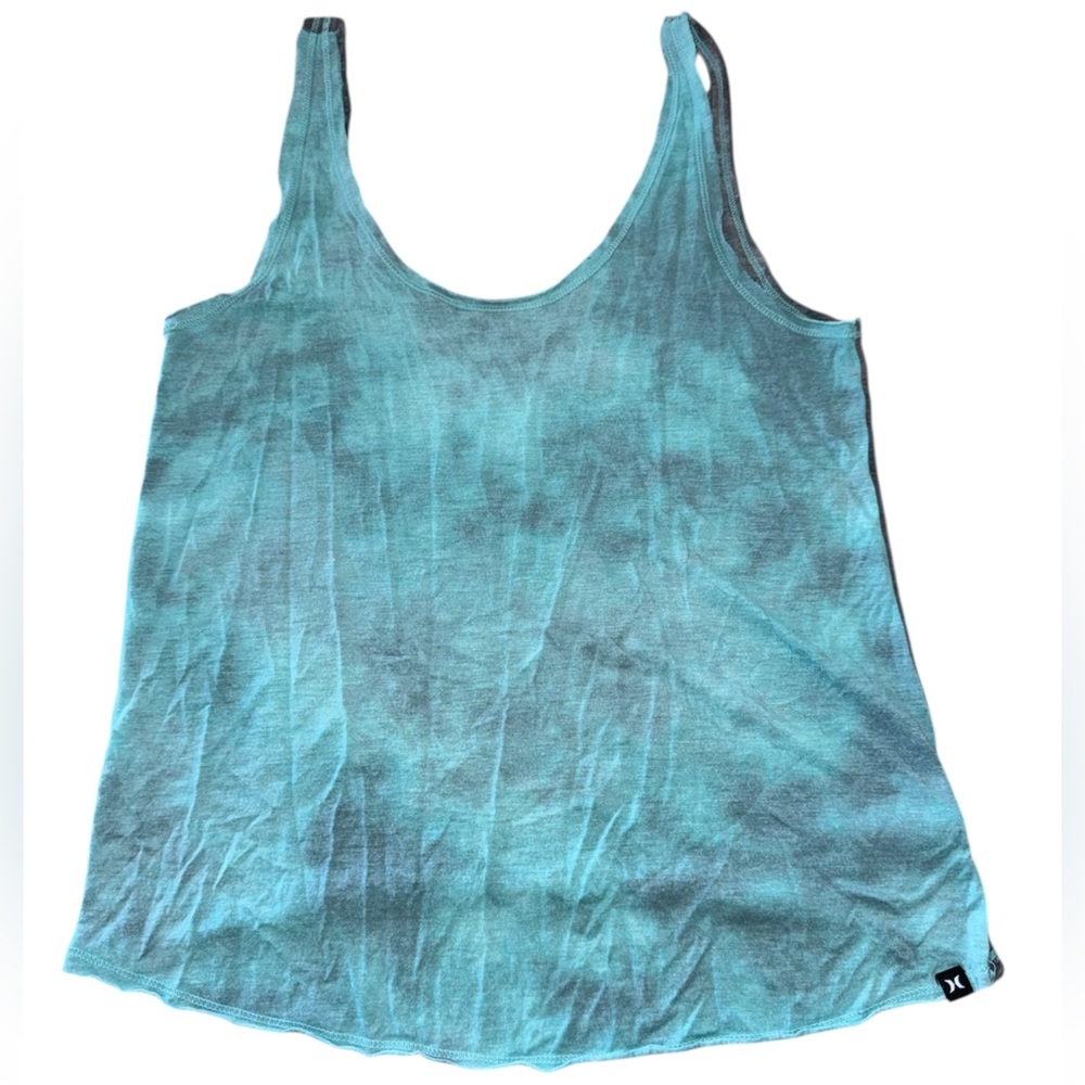 Hurley Aqua Tie-Dye Women's Tank Top S